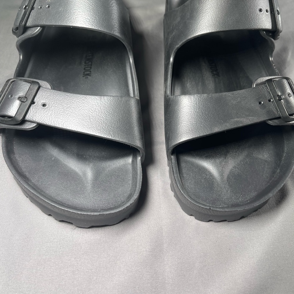 Birkenstock Men's Black Slide Sandals